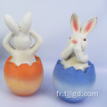 Courtyard Resin Lamp Lapin en forme